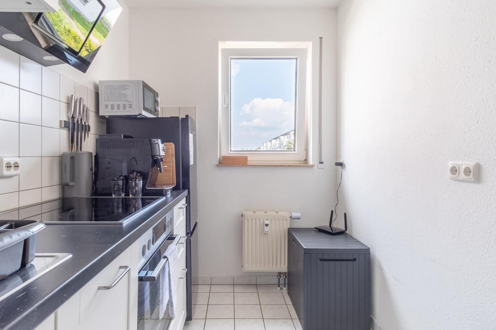 Апартаменты Arbeitsplatz, Balkon, Tiefgarage Naehe Neue Messe Лейпциг Экстерьер фото